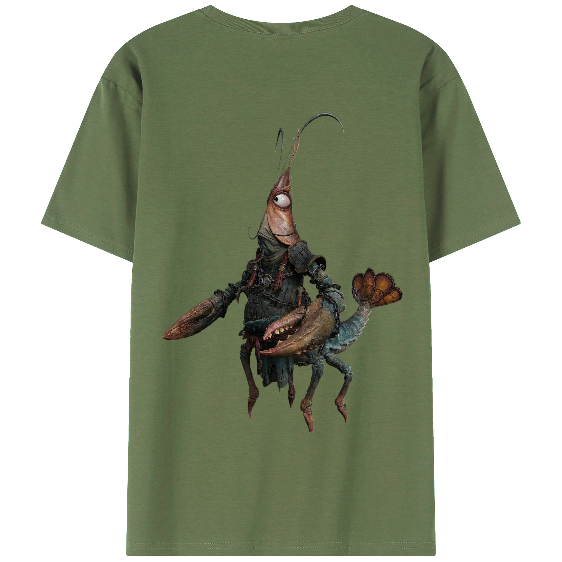 （画像用） Ne Zha 2 ナタ 魔童の大暴れ 綿100％ メンズ半袖Tシャツ（バックプリント） 通気性
